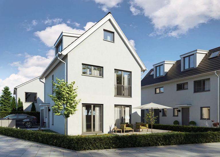 2 Doppelhaushälften + 1 EFH Obermenzing